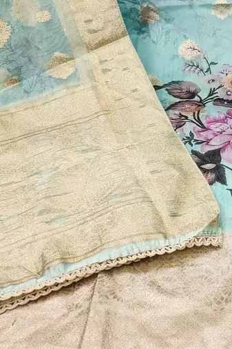 printed unstitched dress material