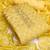 Yellow & Silver-Toned Embroidered Unstitched Dress Material