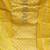 Yellow & Silver-Toned Embroidered Unstitched Dress Material