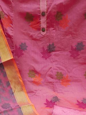 Woven Design Unstitched Dress Material 3