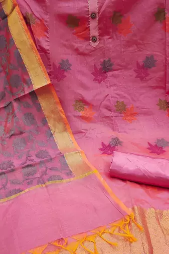 woven design unstitched dress material