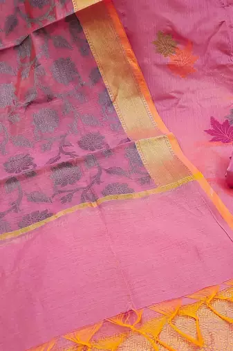 woven design unstitched dress material