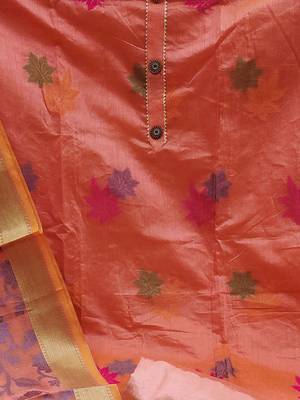 woven design unstitched dress material 4