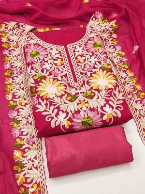Embroidered Unstitched Dress Material 2