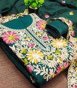 Embroidered Unstitched Dress Material
