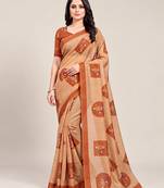 chiku erod soft with fancy digital print with tissue saree