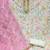 Floral Printed Beads & Stones Organza Unstitched Dress Material