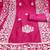 Ethnic Motifs Embroidered Zari Unstitched Dress Material