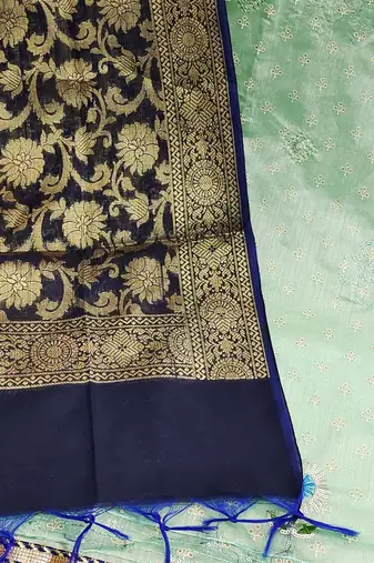 embroidered unstitched dress material
