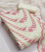 embroidered unstitched dress material