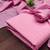 Women Pink Woven Design Geometric Dress Material