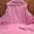 Women Pink Woven Design Geometric Dress Material