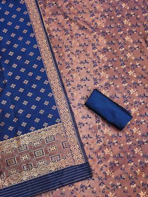 Woven Design Unstitched Dress Material 3
