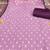 Lavender Simmer Silk Jacquard With Embroidery Work Unstitched Dress Material