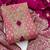 Pink Simmer Silk Jacquard With Embroidery Work Unstitched Dress Material
