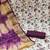 Floral Printed Zari Unstitched Dress Material