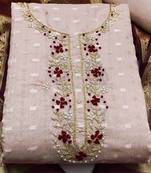Embroidered Unstitched Dress Material