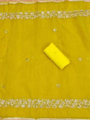 Floral Embroidered Modal Chanderi Unstitched Dress Material 4
