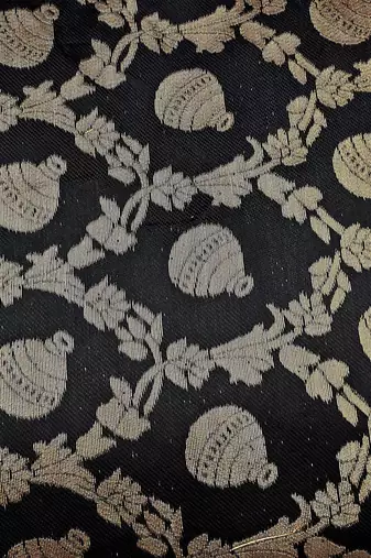 Ethnic Motifs Woven Design Banarasi jacquard Unstitched Dress Material