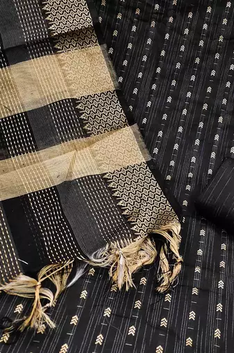 Ethnic Motifs Woven Design Unstitched Dress Material