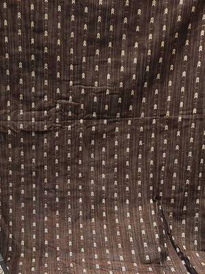 Ethnic Motifs Woven Design Zari Unstitched Dress Material 5