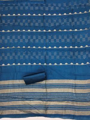 Printed Unstitched Dress Material 4