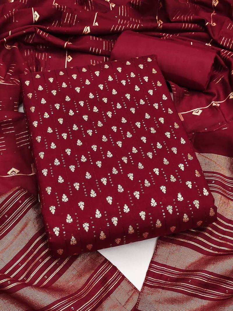 Printed Unstitched Dress Material