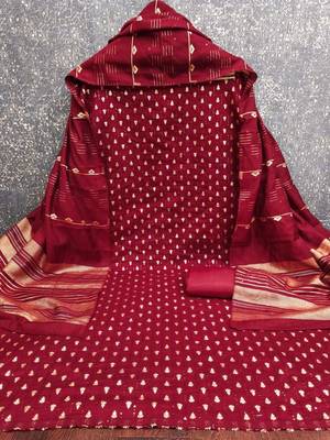 Printed Unstitched Dress Material 3