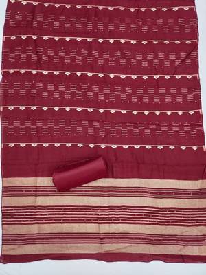 Printed Unstitched Dress Material 4
