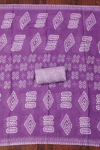 Floral Printed Unstitched Dress Material