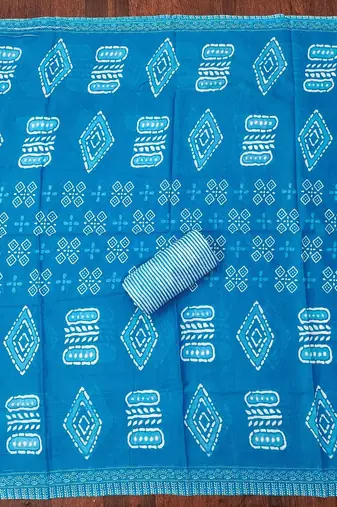 Floral Printed Unstitched Dress Material