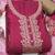 Floral Embroidered Sequinned Pure Cotton Semi-Stitched Dress Material