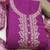 Floral Embroidered Sequinned Pure Cotton Semi-Stitched Dress Material