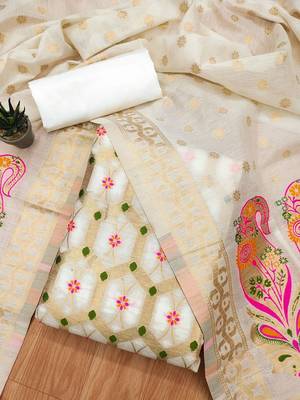 printed unstitched dress material 1