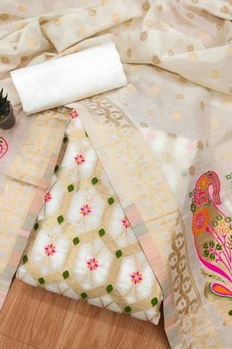 printed unstitched dress material