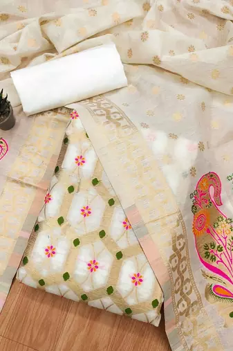 Printed Unstitched Dress Material