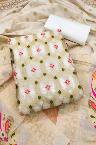Printed Unstitched Dress Material