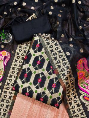 ethnic motifs printed unstitched dress material 1