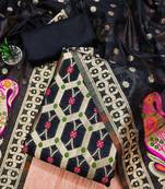 ethnic motifs printed unstitched dress material