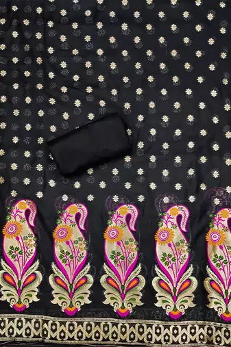 Ethnic Motifs Printed Unstitched Dress Material