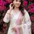Off white printed pure cotton kurta trouser dupatta set