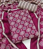 Ethnic Motif Printed Unstitched Dress Material