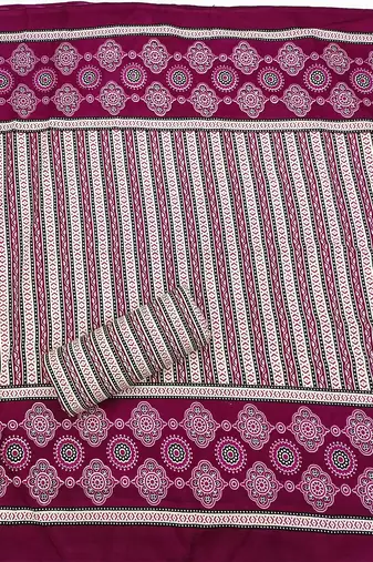 Ethnic Motif Printed Unstitched Dress Material