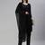 Black Embroidered Unstitched Dress Material