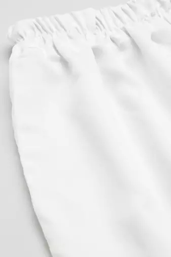 White Embroidered Unstitched Dress Material