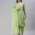 Green Embroidered Unstitched Dress Material