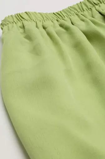 Green Embroidered Unstitched Dress Material