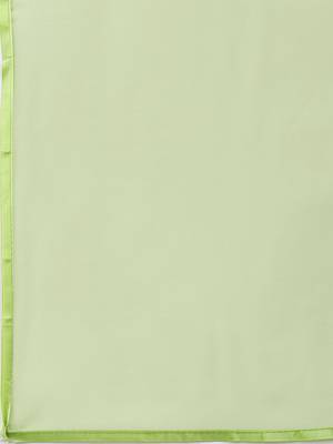 Green Embroidered Unstitched Dress Material 4