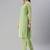 Green Embroidered Unstitched Dress Material