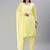 Yellow Embroidered Unstitched Dress Material